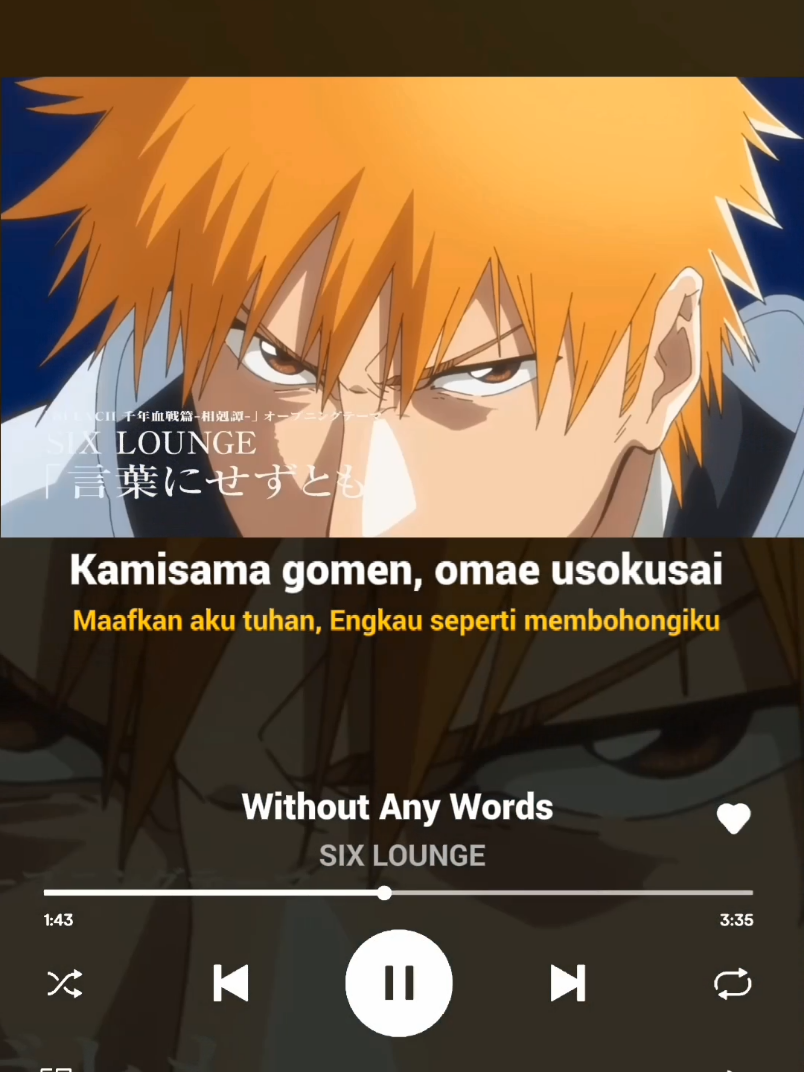 Watch until the end of the lyrics video  Langsung order ke tiktok:@Ranime Apparel  #openinganime #animeedit #bleachthousandyearbloodwar #animelyrics #foryoupage #fypp  🔥 PRE-ORDER RANIME APPAREL – T-Shirts LIMITED EDITION! 🔥 ⚔️ 