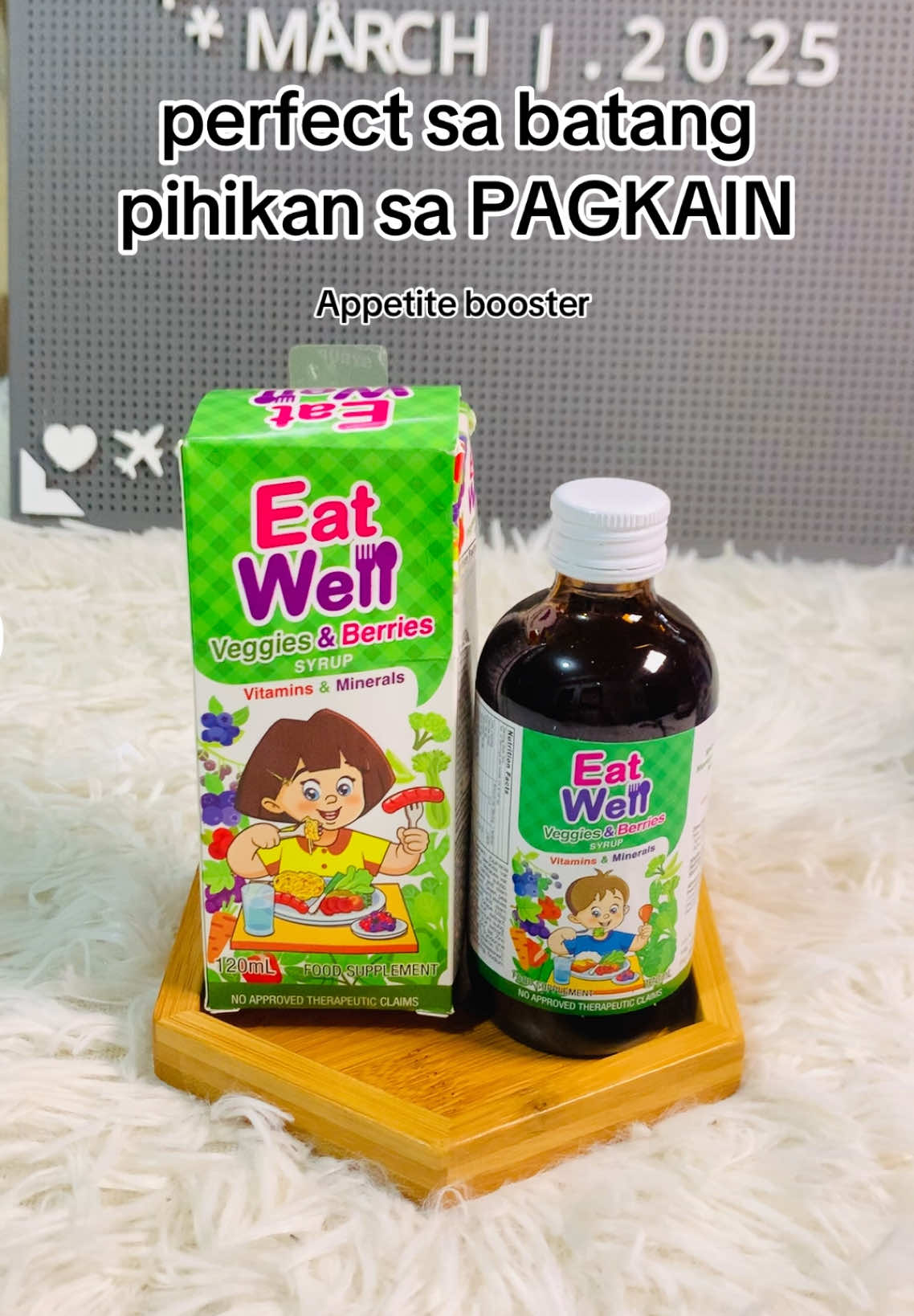 Pag picky eater at hindi Kumakain ng gulay ang anak mo  ito mag EATWELL vitamins  EATWELL veggies and berries syrup.  Not sponsored Subok na ng anak ko dalwang taon niya ng vitamins to.   #eatwell #vitamins #fyp #tiktokbudol @Suregetz 