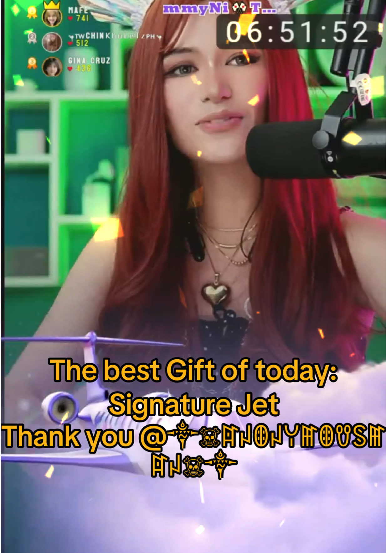 Thank you for the great Gift sent to my LIVE! Your appreciation for my content means a lot to me.@༒︎☠︎︎ꍏꈤꂦꈤꌩꂵꂦꀎꌗꂵꍏꈤ☠︎︎༒︎ #livegift #signaturejet 🙇‍♀️🙇‍♀️🙏🙏🙏Godbless you Anony!!!