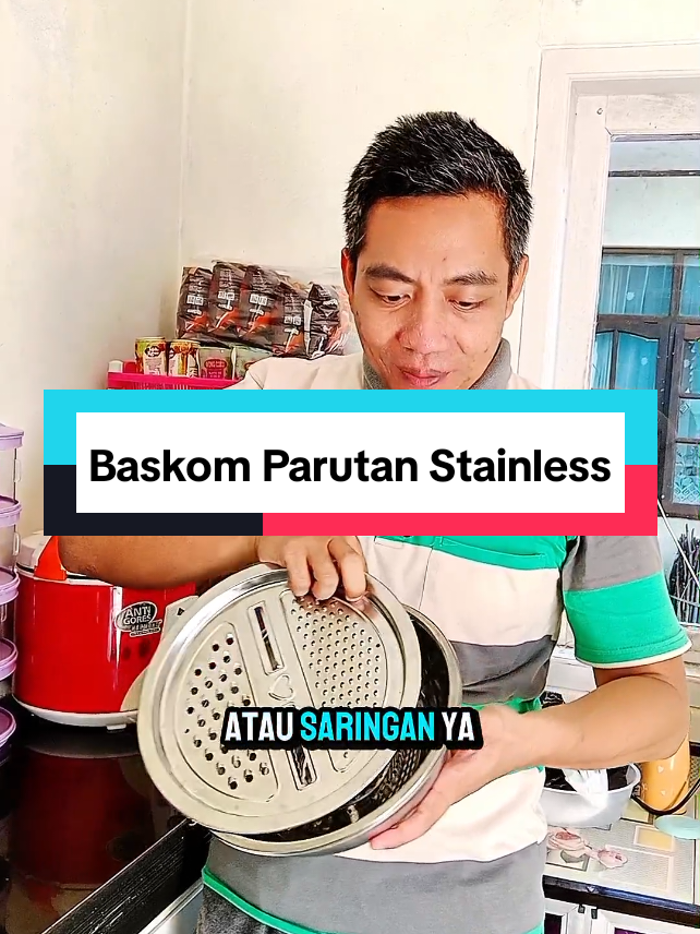 Baskom Parutan Saringan Stainless 3 in 1 #baskomstainless #baskomparutan3in1 #baskomsaringan #baskomparutanstainless 