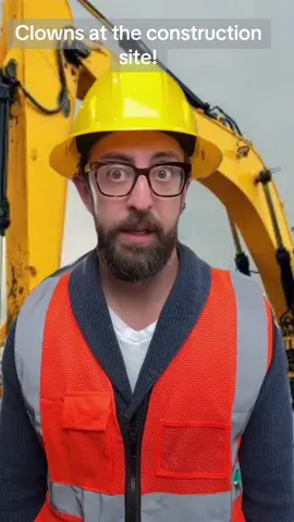 Clowns at the construction site! #adamrose #construction #engineering #workers