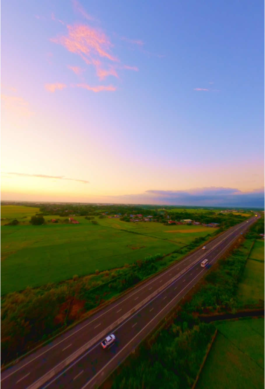 Beautiful bukid 🌾🌅 Drone i used in this video: DJI FPV Camera: Gopro hero 11 mini #dji #fpv #drone #foryou #fyp #province #bukid #sunset