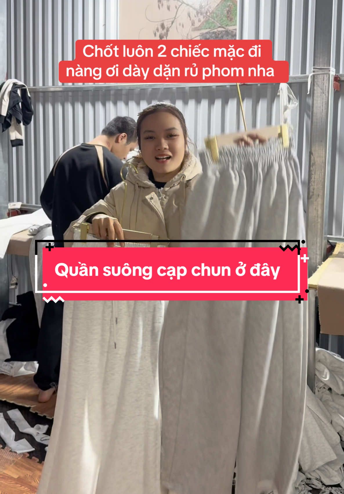 K săn là tiếc lắm nàng ơi #quansuongongrong #viralvideo #muataitiktokshop #xuongmaythoitrangnu #quầnnicapchun #hotiktok #chonguoibungmo 