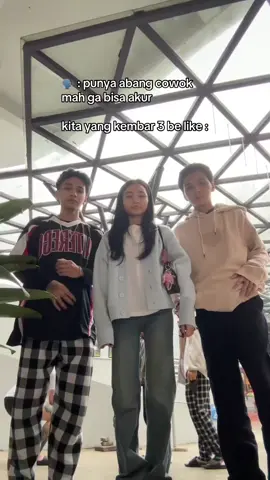 kembar tiga cheeeck 🗿 #hariharicia #billywillycia 