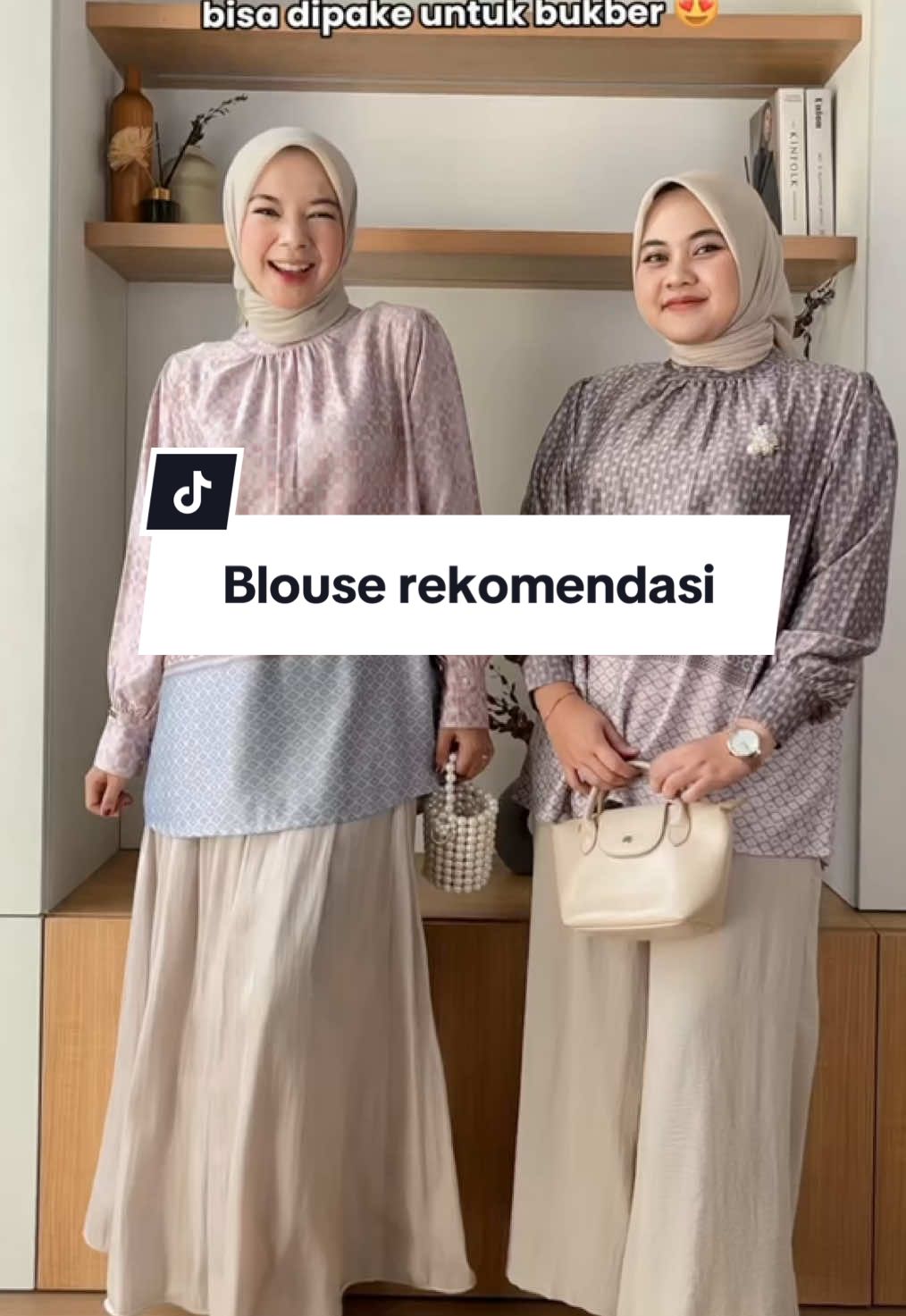 Tinggal pilih deh mau pake Bertaut Blouse atau Berseri Blouse buat bukber nanti🥰 #outfitbukber #OOTD #blousewanita 