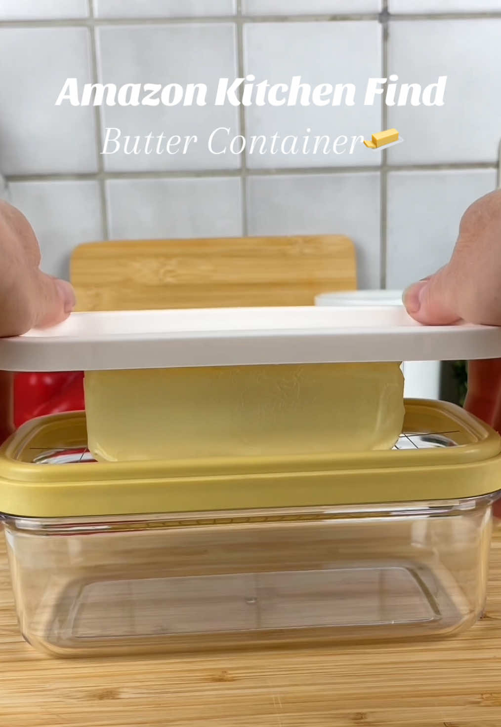 Butter Container 🧈 ♡ The Butter Block Cutter Holder is a game-changer for your kitchen! 🧈✨ Keep your butter neatly stored and easily cut into perfect slices – space-saving and super practical for the fridge! ❄️ 🛒 Link in my bio! ♡ #amazonkitchenfinds #amazonfinds #amazonreels #amazon #DIY #amazonkitchengadgets #kitchenfinds #kitchengadget #amazonmusthaves #homefinds