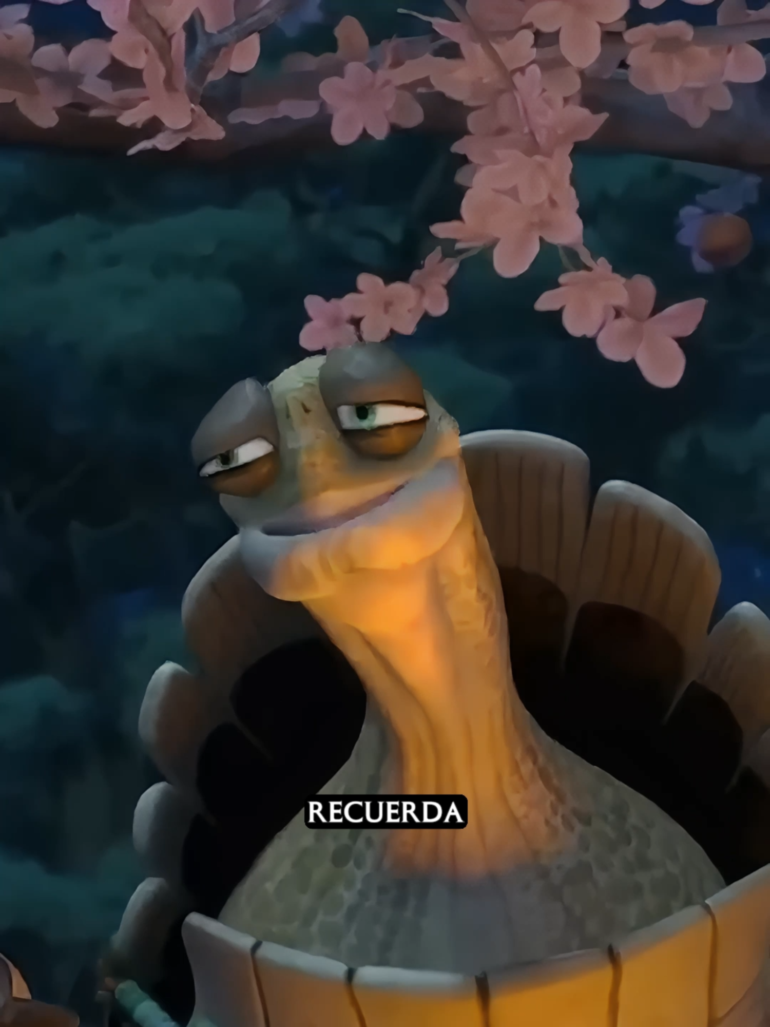 Reflexiones de Oogway: Todo pasa por algo 🐢✨  #Motivación #Sabiduría #Reflexiones #Vida #Oogway