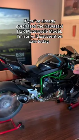 I absolutely love this model motorcycle! #kawasaki #kawasakininja #motorcycle #motorcycles #motorcyclesoftiktok #moto #h2