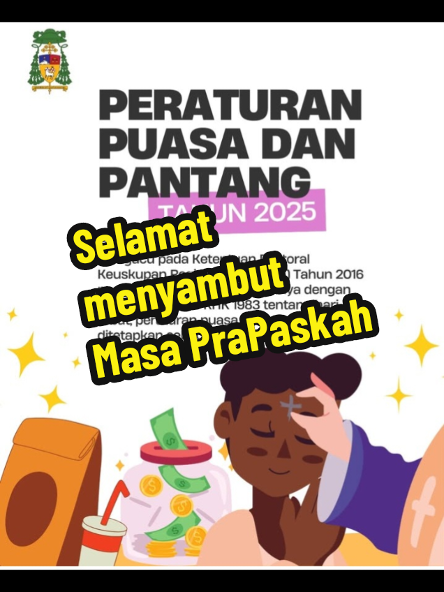 Salve..mari persiapkan hati memasuki masa puasa dan pantang selama 40 hari.. yuk intip dl peraturannya.. Berkah Dalem #puasapantangkatolik  #katolikvibes  #keuskupanagungsemarang  #masaprapaskah2025 