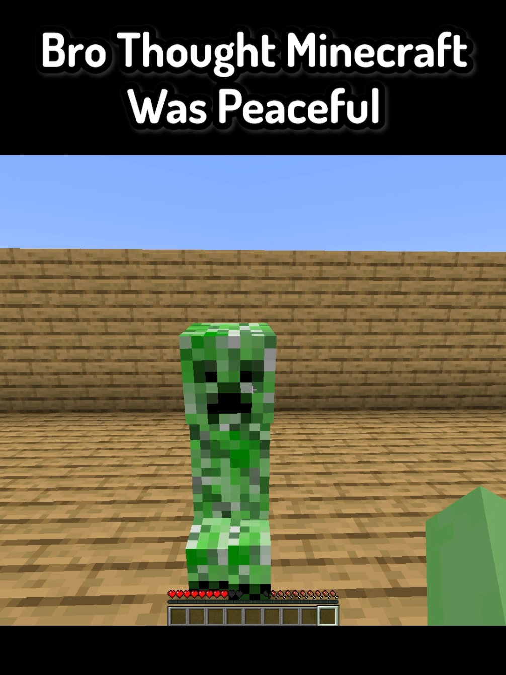 Bro Thought Minecraft Was Peaceful #Minecraft #funnymoments #mcyt #mc #minecraftmemes 