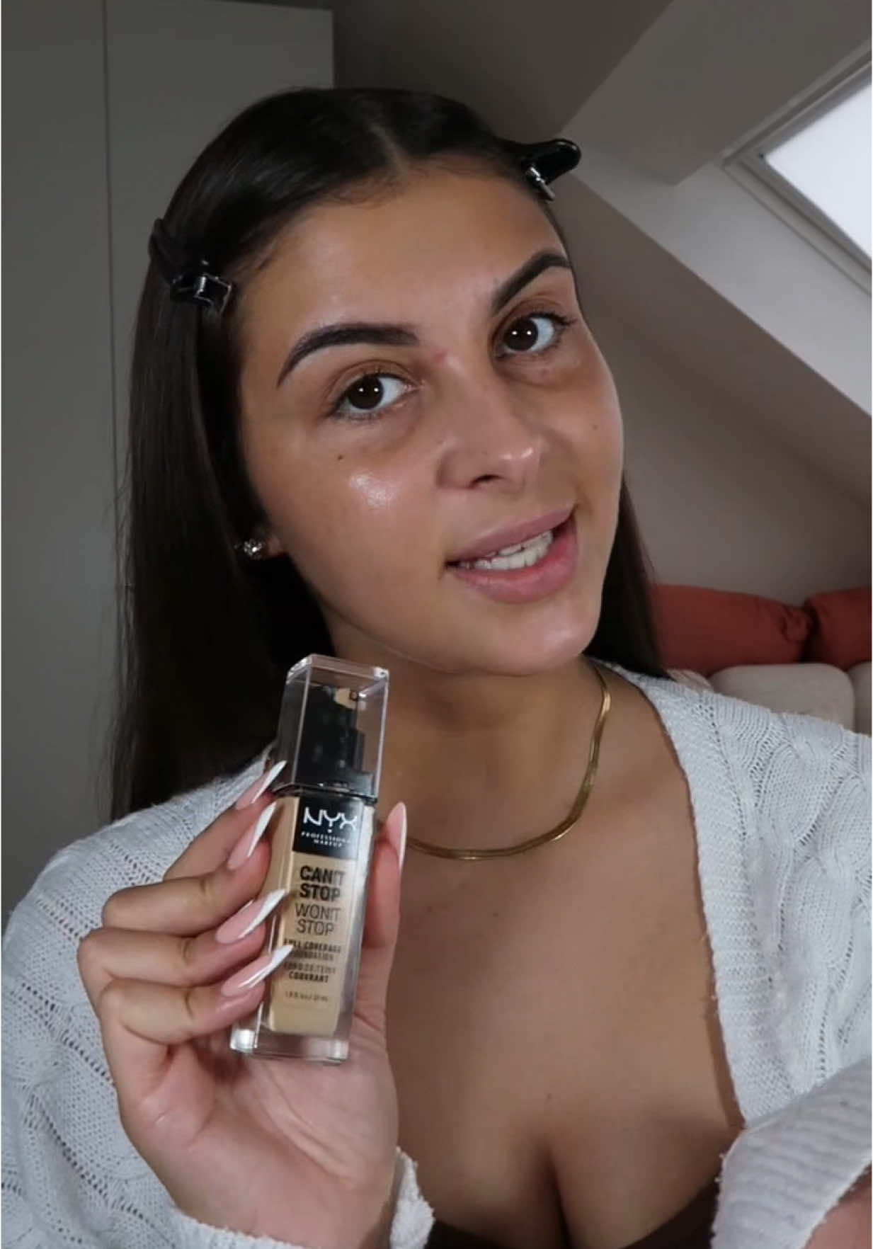 Anzeige | Die Can´t Stop Won´t Stop Foundation kann einfach alles! Ein Game Changer - seid schnell und holt sie euch noch in eurer Drogerie 🥰 @NYX Cosmetics DE #nyxcosmeticsgermany #nyxcosmeticspartner #drogeriemakeup