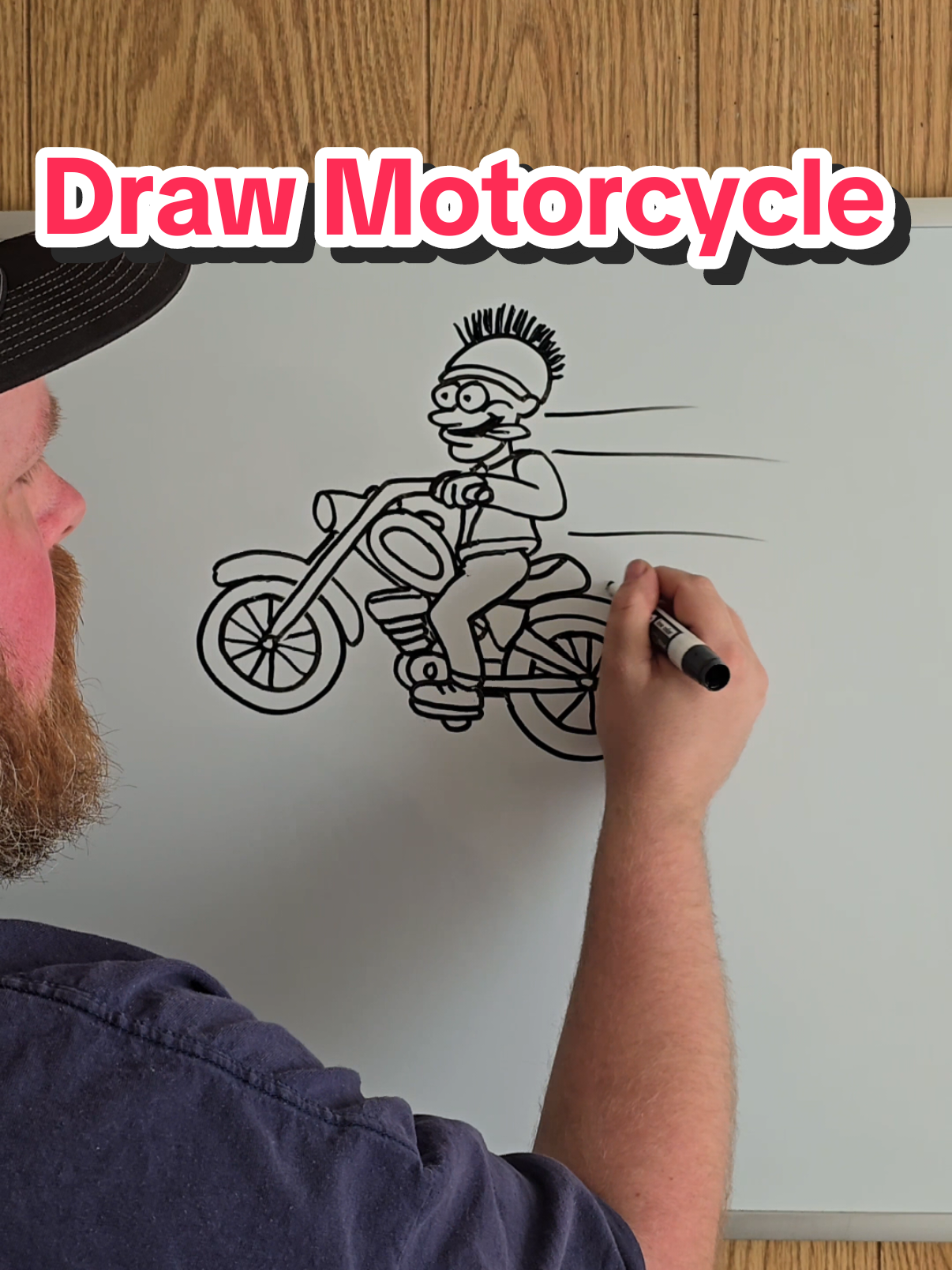 how to draw a motorcycle