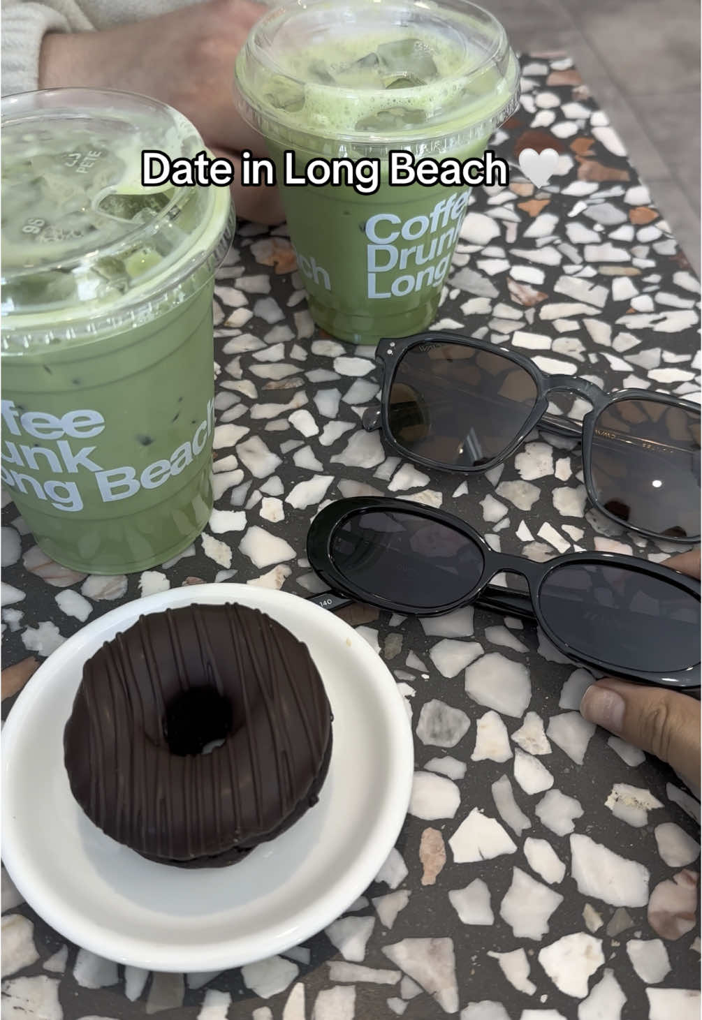 skip the matcha a coffee drunk and go for the coffee 🤍 #longbeachcalifornia #longbeachthingstodo #dateideas #datenightoutfit #datenight 