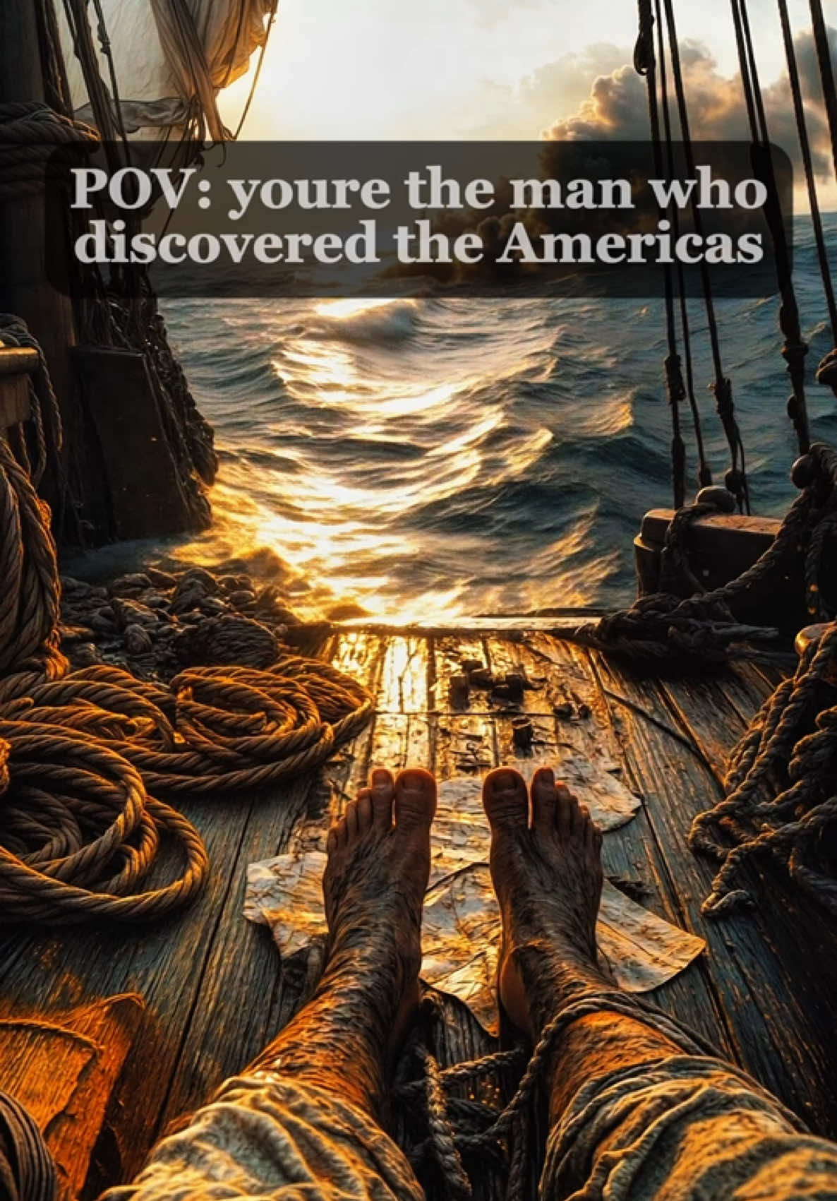 POV: youre the man who discovered the Americas #usa #americas #Film #cinematic #Ai #history 