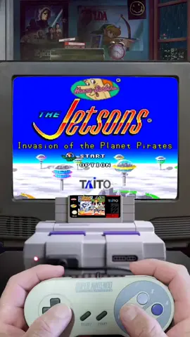 The Jetsons- Invasion of the Planet Pirates no Super Nintendo, quem aí também já jogou esse Game?  #nostalgia #SuperNintendo #NostalgiaGamer #JogosClássicos #anos90 