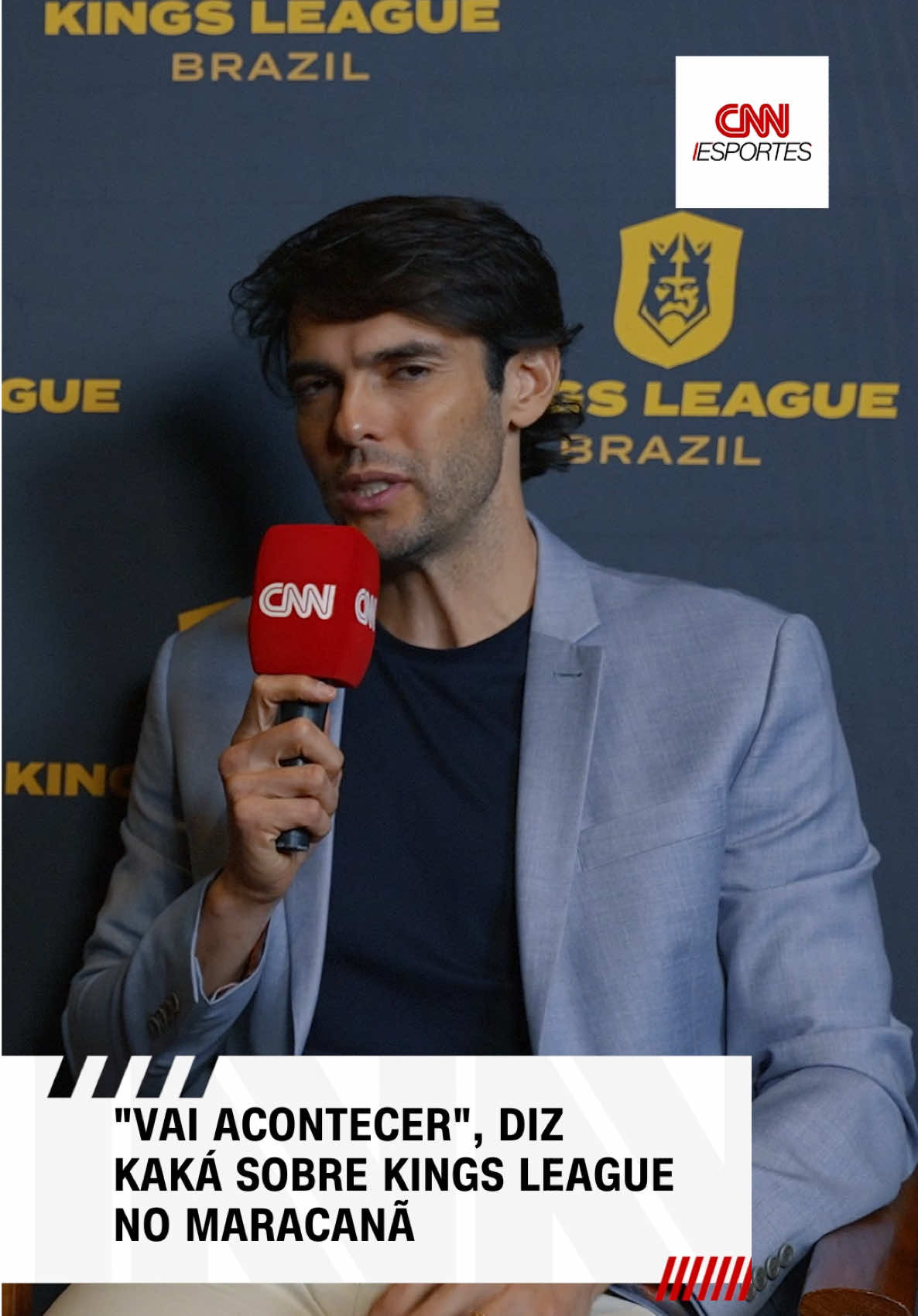 Kaká fala sobre futuro da Kings League e compartilha os planos e expectativas para a estreia da liga no Brasil. #TikTokEsportes #KingsLeague #Futebol #Maracanã #Kaká