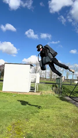 Mk4 Jetsuit Parkour  @Brooks Running @NorarmTactical  @RichardMBrowning  #jetpack #aviaition #flying #goodwood 