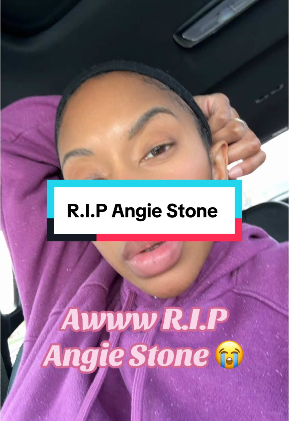 I absolutely LOVE her music and her as a person.  Imagine waiting for her at her concert, and they tell you, she passed away on the way there 😭 #angiestone #ripangiestone #relatable 