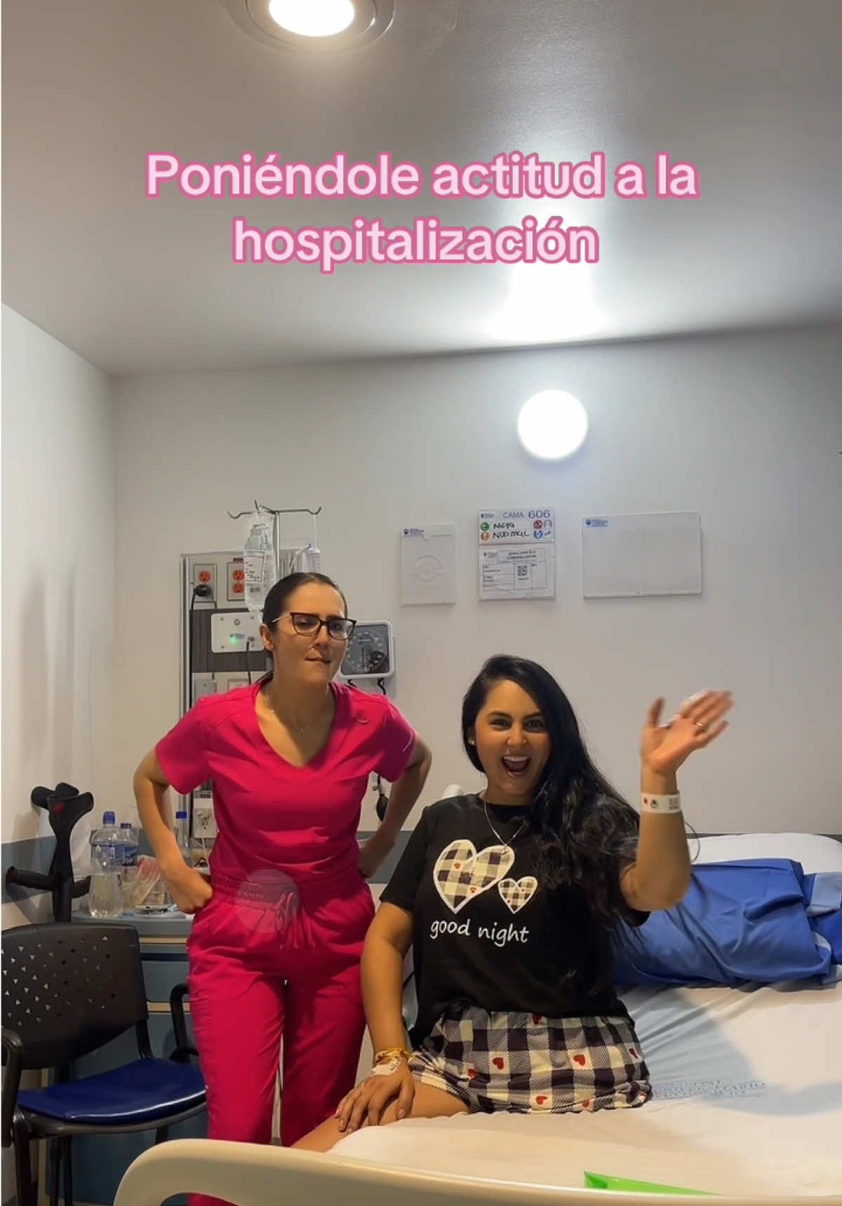 Cuando me dicen que asuma la hospitalización con la mejor actitud 🥳🥳. #Parati #Hospitalizacion #Hospital #Amputaciondepierna #Amputeelife #Amputeegirl #marcelacarreño #marcecarreño #hemipelvectomy #Cancersurvivor 