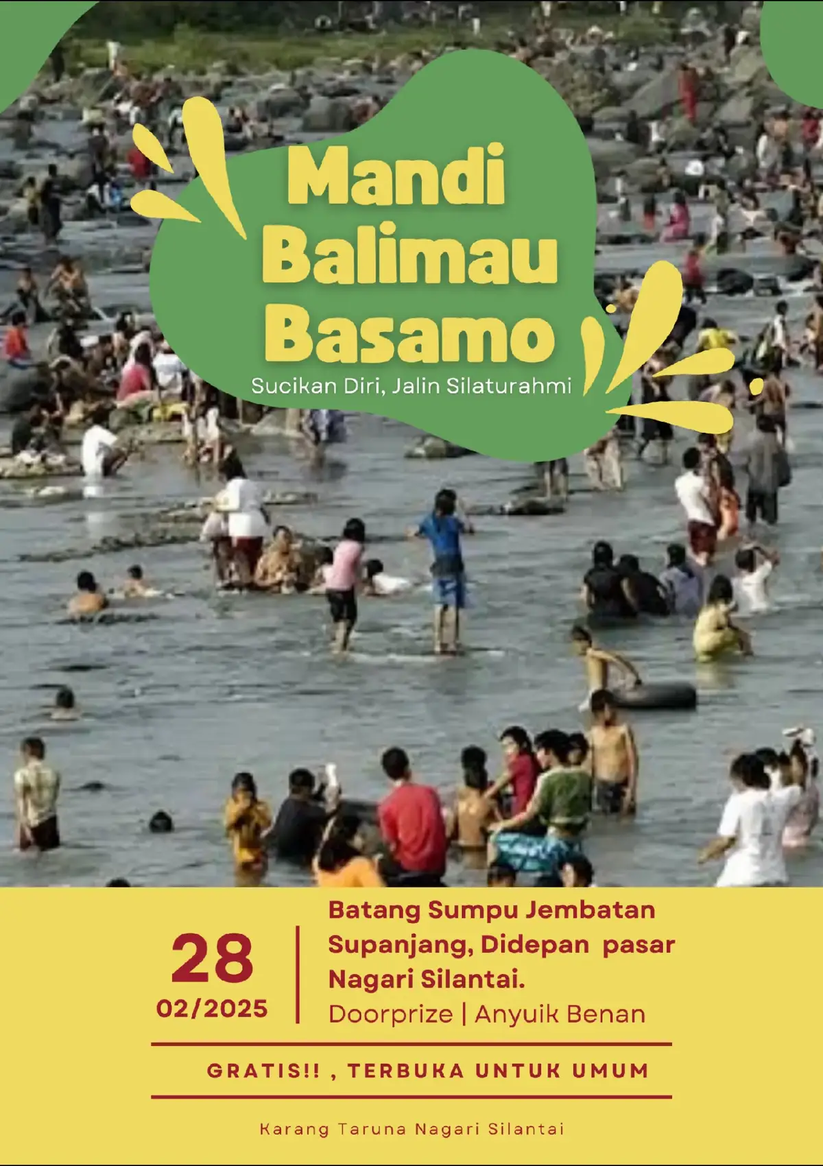 Melalui acara balimau ini, Momen yang baik untuk kembali mengingat pentingnya kebersamaan, dimana kita bisa saling berbagi, saling mendukung, dan memperkokoh tali persaudaraan.  kalau ada sumur diladang boleh la kita menumpang mandi, kalau ada umur yang panjang taun depan kita buat acara balimau lebih meriah lagi.  #fyp #fyppppppppppppppppppppppp #balimaukasai #silantai #sumpurkudus #sinjunjung 