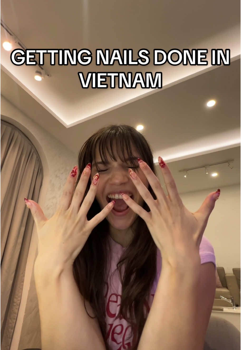 Replying to @Meow Shop might just book a flight once a month to get my nails done here          Location: Mardoll House  #hochiminhnailsalon #saigonnails #vietnamnails 