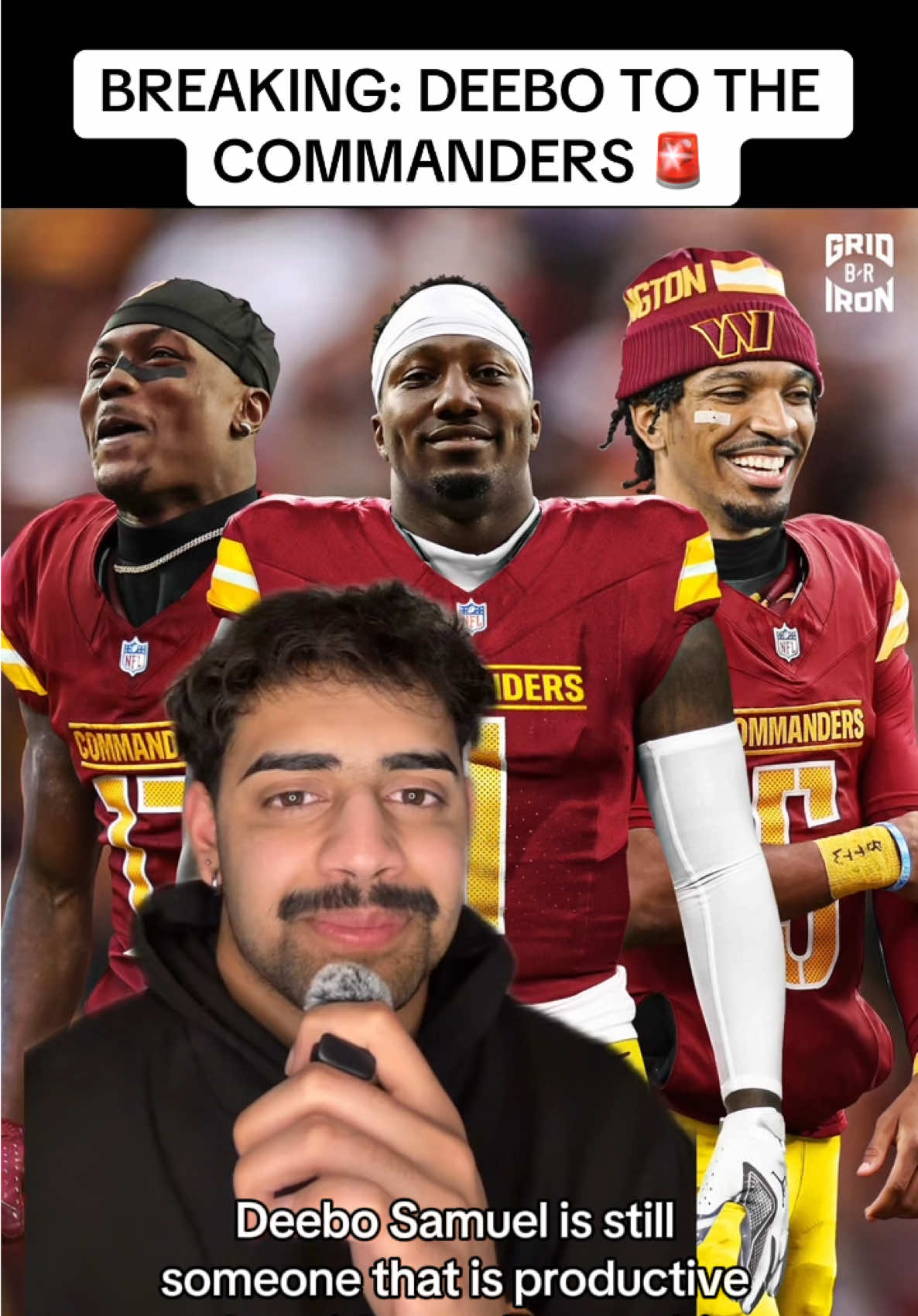 Deebo Samuel is a huge pickup for the Commanders and this offense 🔥 @Shyam Ramachandran #nfl #football #commanders #trade 