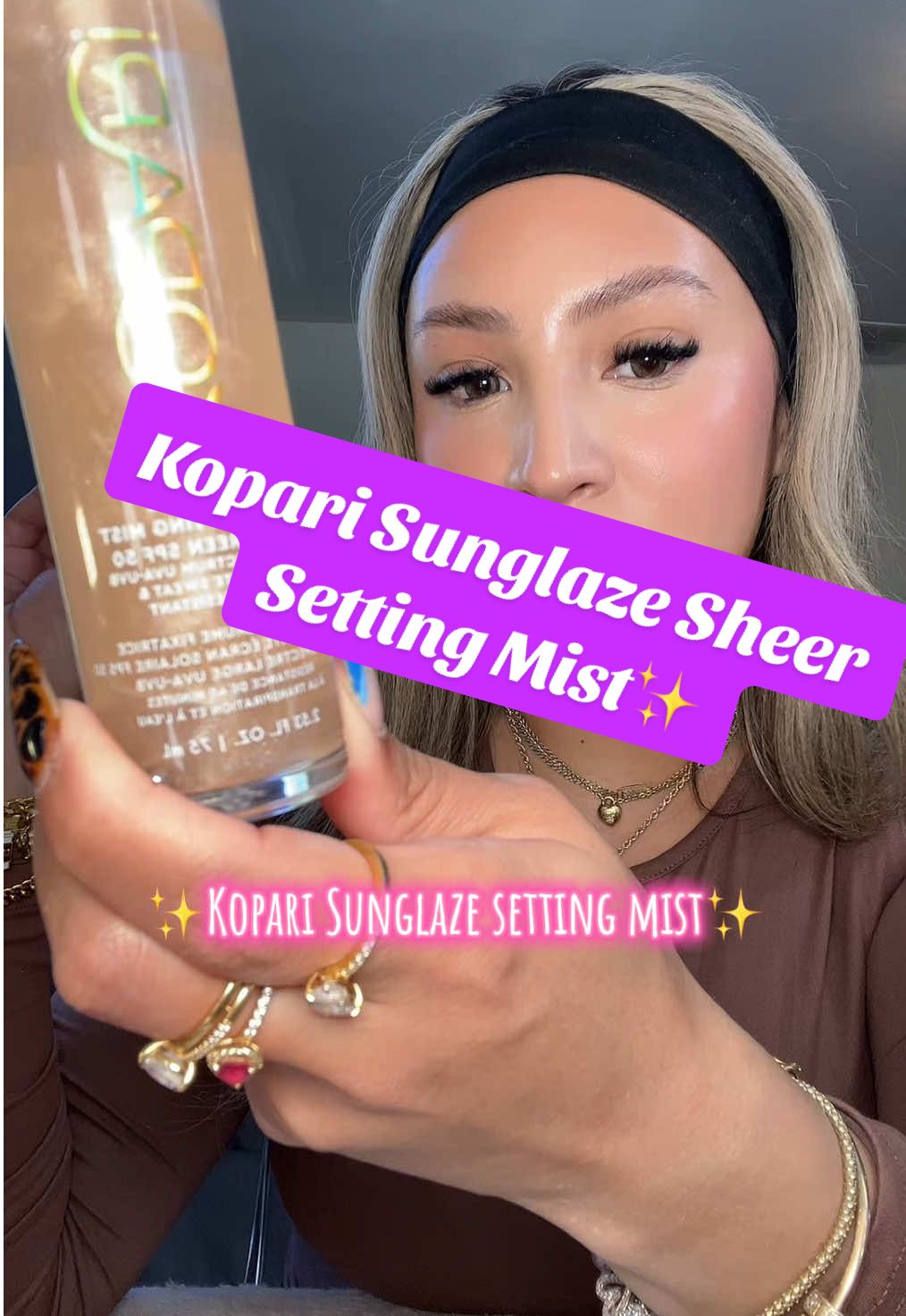 🌞✨Set, refresh, and protect with the new Kopari Sunglaze Sheer Setting Mist! #kopari #koparibeauty #koparispf #sunglazespf #spfmist #spffacemist #sunprotection #spf50 #TikTokShop #tiktokshopping  #ttsdelight #tiktokshopcreatorpicks #tiktokshopnewarrivals #tiktokshopjumpstart #tiktokshoprestock @Kopari Beauty 