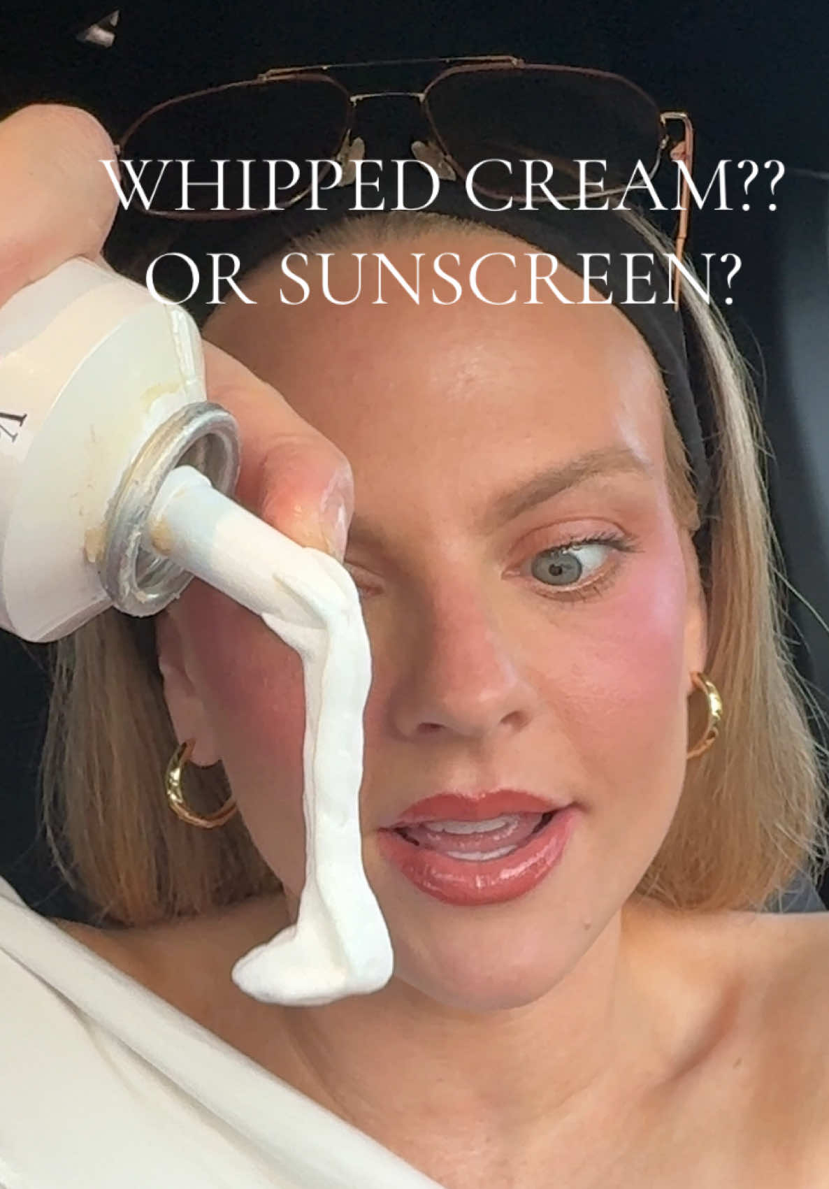 Whipped SPF . You can put this sunscreen under your makeup also! It smells like a perfect beach day too. Summer is coming!! #whippedspf #sunscreen #sunblock #fyp #viral #viralproducts #TikTokShop #mom #sahm #momtok #makeup #Summer #momlife 