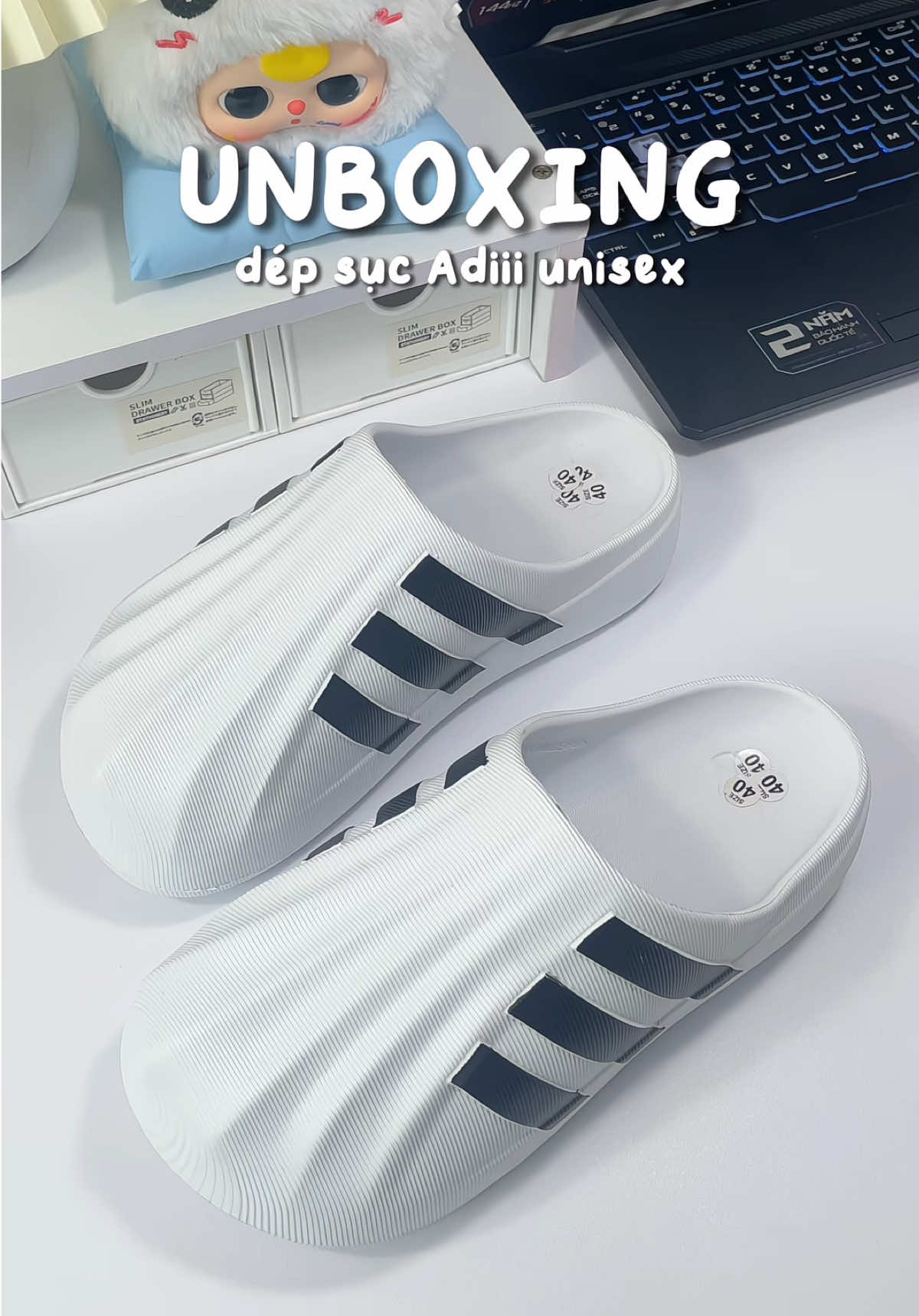 Mang lên chân đẹp thực sự 😍 #depsuc #sucadidas #dep3soc #review #unboxing #xuhuong #fyp #viral #duyyhungreview 