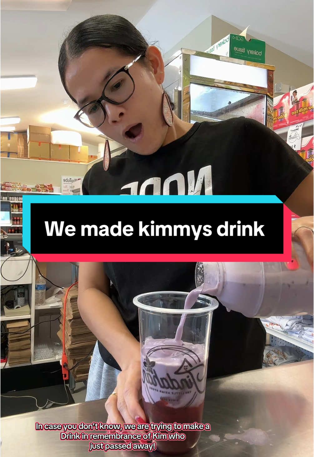 WE HAVE NOW A DRINK FOR KIM!!  #mamalanlan #mamalanlanslife #asian #business #businessowner #bigpinekey #boba #bobatea #coffee #SmallBusiness #localbusines #teaNdahan #smallbusiness #bossmom #bobalover #bubbletea #fyp #foryou  THANK YOU ALL SO MUCH FOR THE SUPPORT!  Please don’t forget to share and follow me in my other social media account!  Tiktok @mamalanlan22  IG - mamalanlan22 Tindahan-the Little Asian store.  Yt: Mama lanlan vlogs!  I appreciate you all so much.