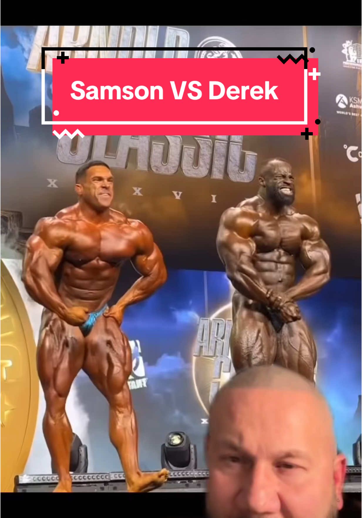 Samson VS Derek final pose down!!! #aresnutrition #aresknowledge #bodybuilding #arnoldclassic #arnoldclassic2025 