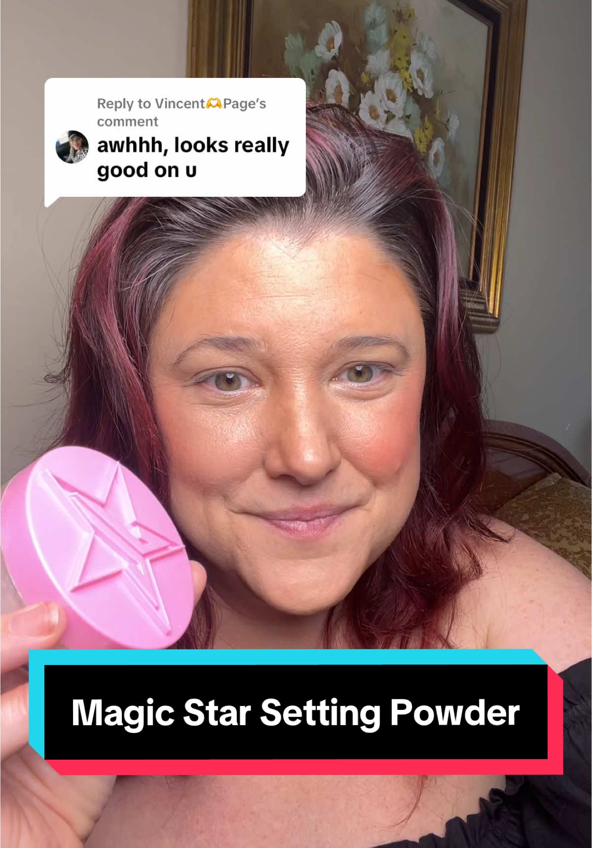 Replying to @Vincent🫶Page Thank you so much, Vincent. The magic star setting powder is really awesome.  @Jeffree Star @Jeffree Star Cosmetics #jeffreestar #jeffreestarcosmetics #jeffreestarpr2025 #settingpowder #TikTokShopRestock #springintohealth #tiktokshopmemorialday 