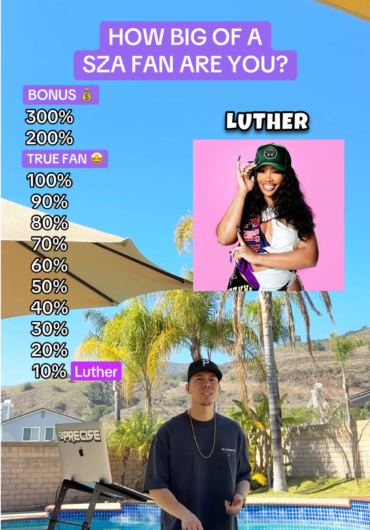 How big of a SZA fan are you? 📈 #sza