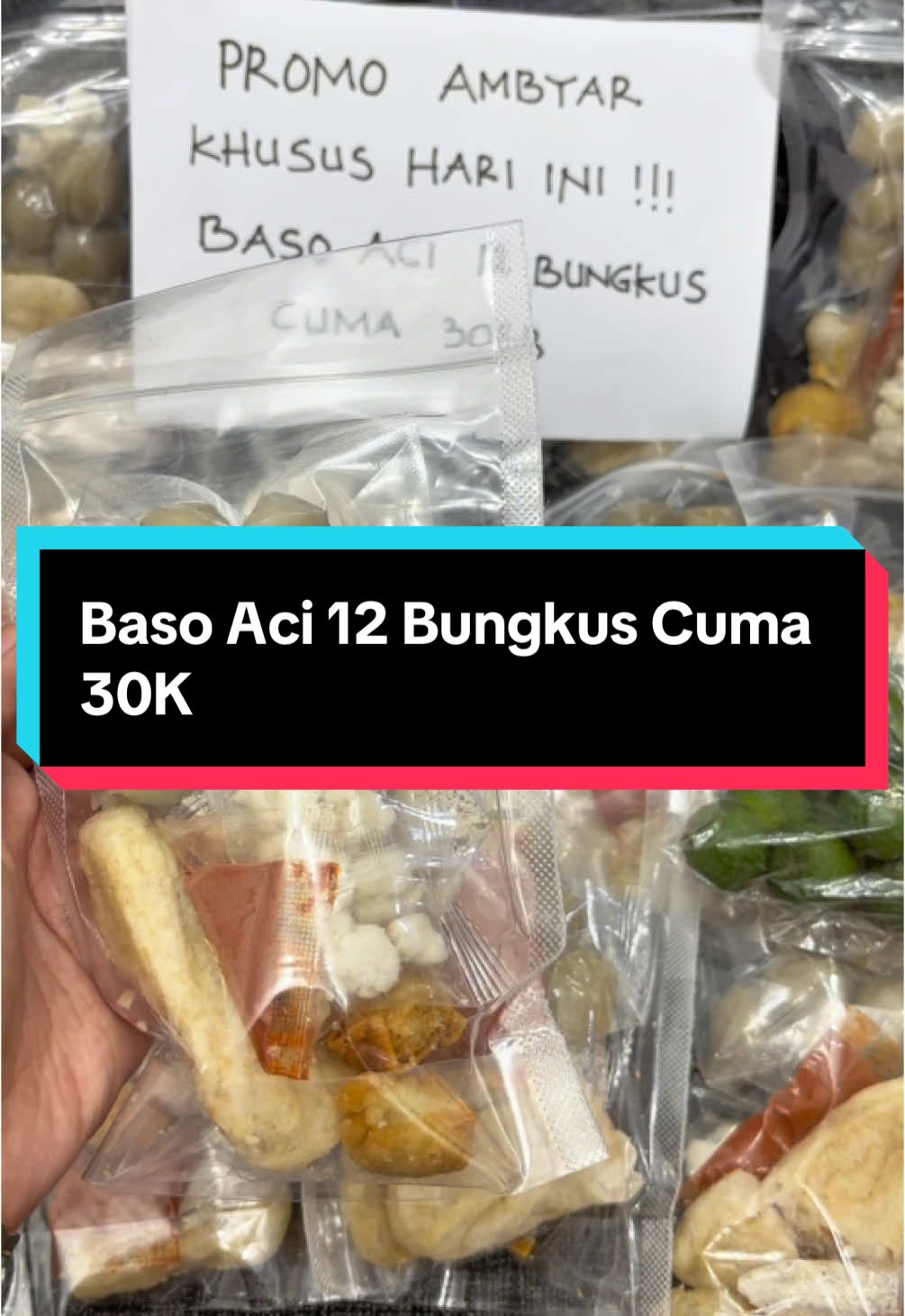 Bisa buat stock sendiri ataupun di jual lagi guys 😍 #basoaci #basoaci12bungkus #semangkokboci #jajananviral 