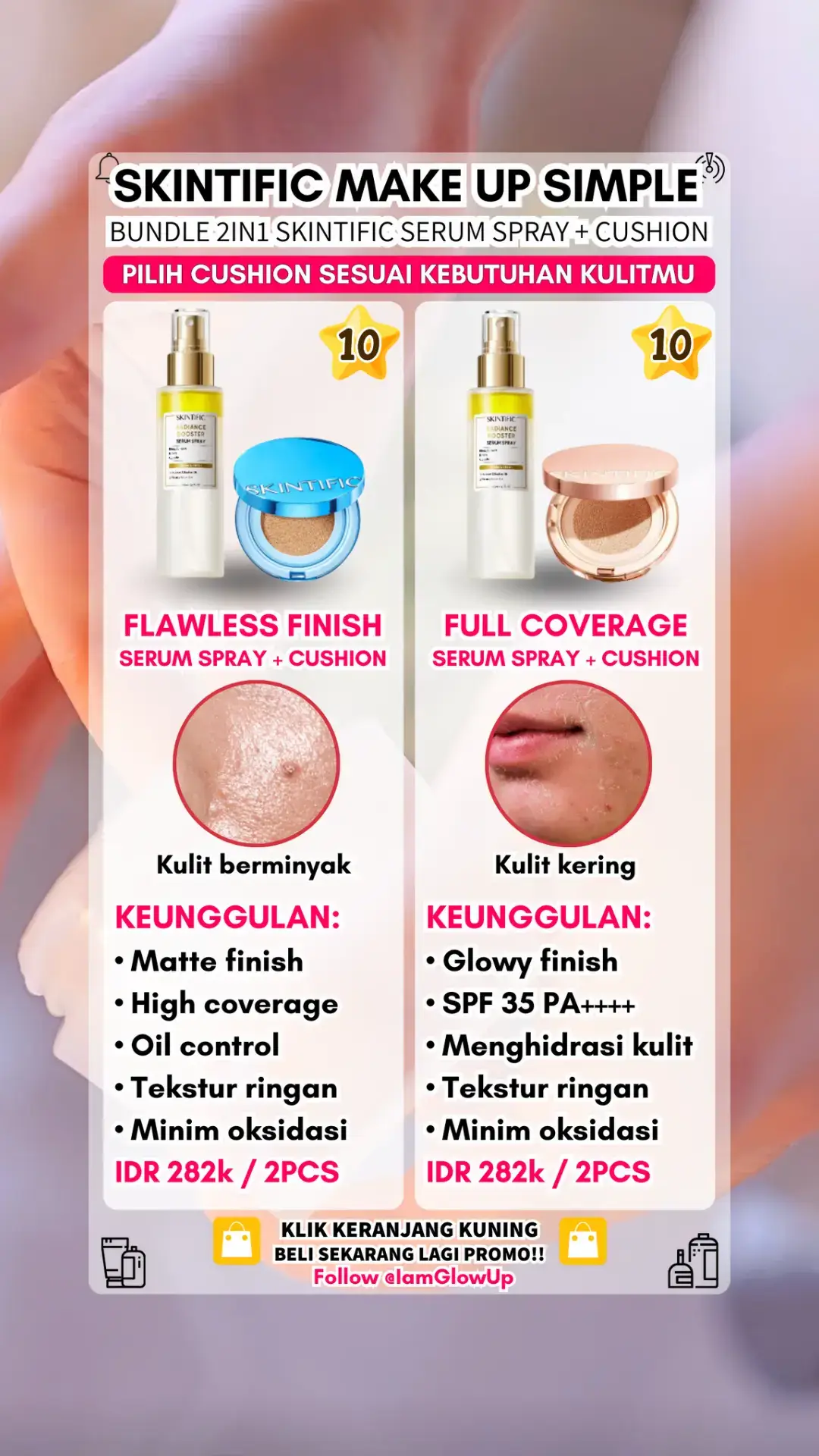 Beli disini KLIK 👉 @Deanda | Tips Skincare   ✅  #rekomendasicushion #skintificcushion #skintificmakeup #skintificcushion #cushionviral #cushionskintific #cushion 