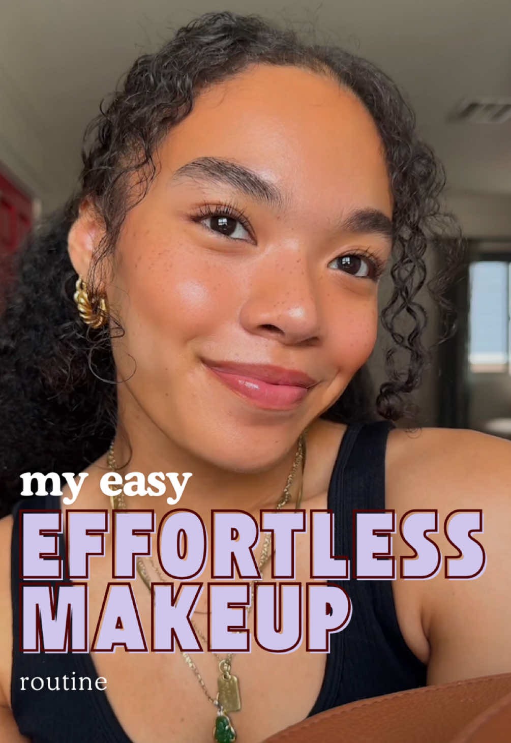 makeup that takes LESS than 5 minutes!! quick,glowy, and beginner friendly ‘no makeup’ makeup 💋✨💌  products mentioned: - @rhode skin glazing milk - @Saie glowy super gel in warmglow  - @Glossier boy brow in brow - @Rare Beauty brow harmony flexible lifting gel - saie dew bronze in spritz  - rhode pocket blush in freckle - @Tower 28 Beauty swipe concealer in 10 - glossier stretch concealer in g7 - @HALEYS Beauty re-veal lash lengthening mascara  - @SKKN BY KIM honey glow highlighter  - tower 28 getset powder  - rhode peptide lip shape in lean - @EADEM le chouchou in butter mochi   #everydaymakeup #nomakeupmakeup #naturalmakeuptutorial 