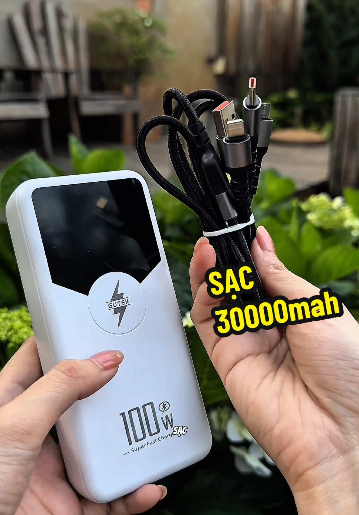 Sạc dự phòng 30000mah xinh 🥰🥰 #fyp #TikTok #review #sacduphong 