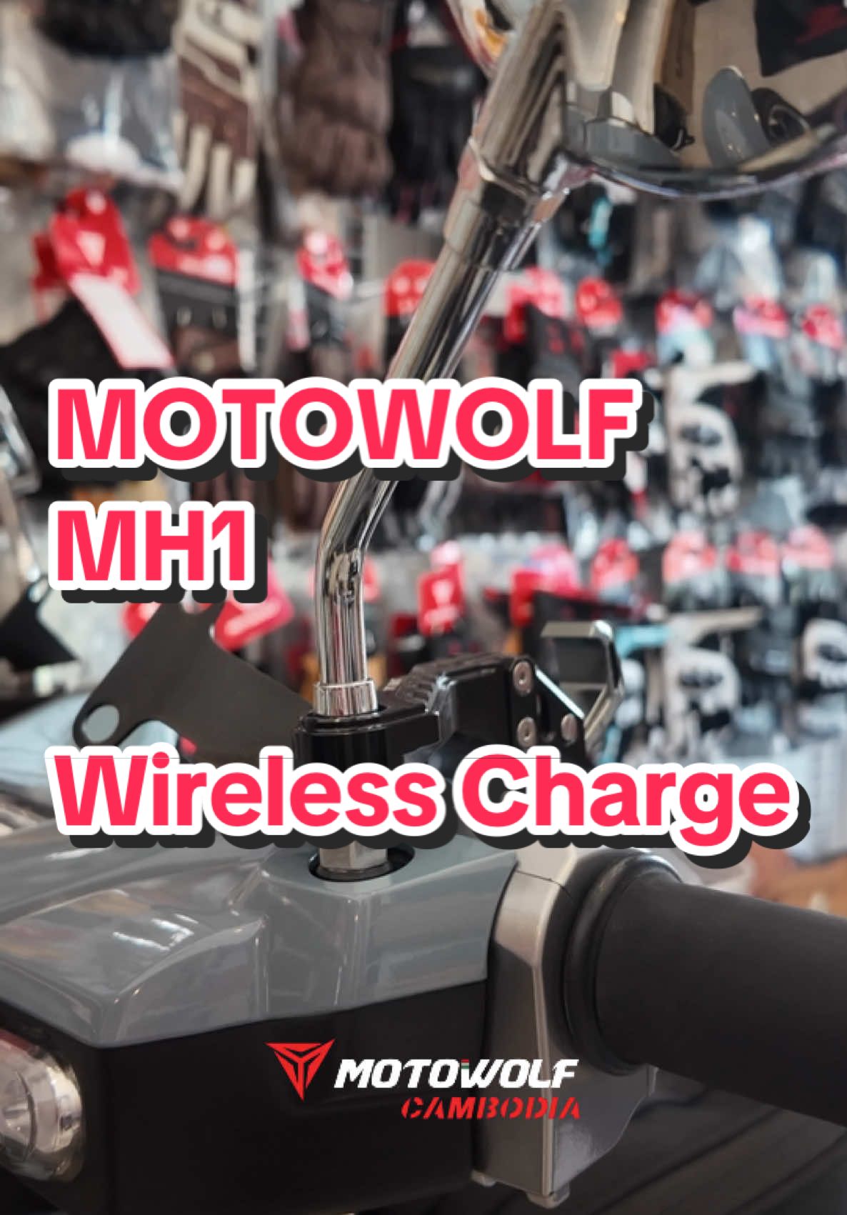 ជេីងទូរស័ព្ទ​#motowolf #mh1 #wirelesscharge #fastcharge ជេីងទូរស័ព្ទ​មានមុខងារ​ទប់លំនឹង​ និងសាក​ទាំងខ្សែ​ និងអត់ខ្សែ​ #phoneholder #sale #promo #motowolfcambodia 