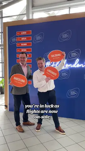 Come behind the scenes of our announcement video, as we remind you of our THREE #SENsational new routes, flying from #LondonSouthendAirport next winter ✈️  🧡 SEN > Barcelona - twice a week on Thursdays and Sundays 🧡 SEN > Salzburg - weekly every Saturday 🧡 SEN > Lanzarote - three times a week on Mondays, Wednesdays and Fridays  #FlyLondonSouthend #AvGeeks #SouthendOnSea #Lanzarote #Barcelona #Salzburg #London 