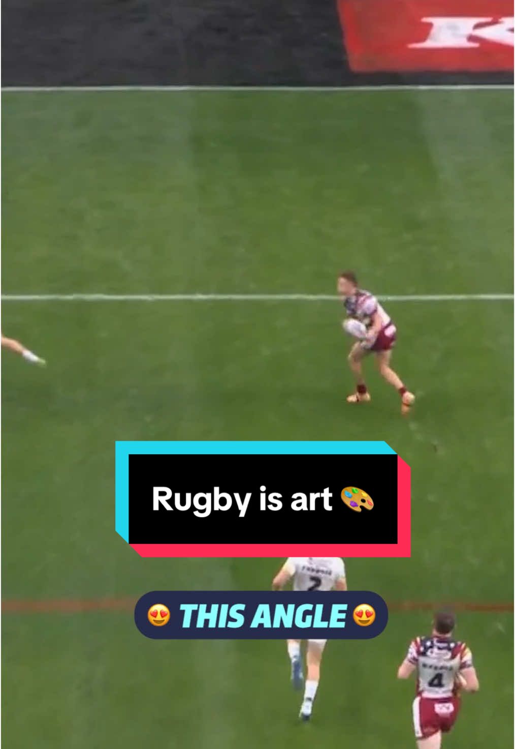 When rugby is art 🎨 #FYP #Rugby #RugbyLeague #SuperLeague #NRL #LasVegas