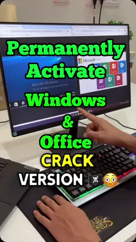 Activate Windows &Office permanently for free #computer #technology #tech #hack #tipsandtricks #trick #tips #windows #free #microsoft #digital #howtotiktok 