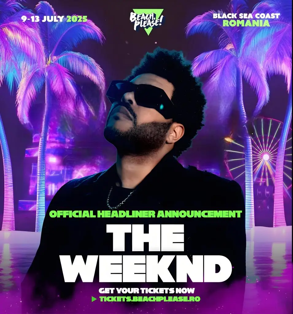 THE WEEKND IS COMING TO BEACH,PLEASE!💚 ‼️This post is made as a concept,please don't take it seriously ‼️