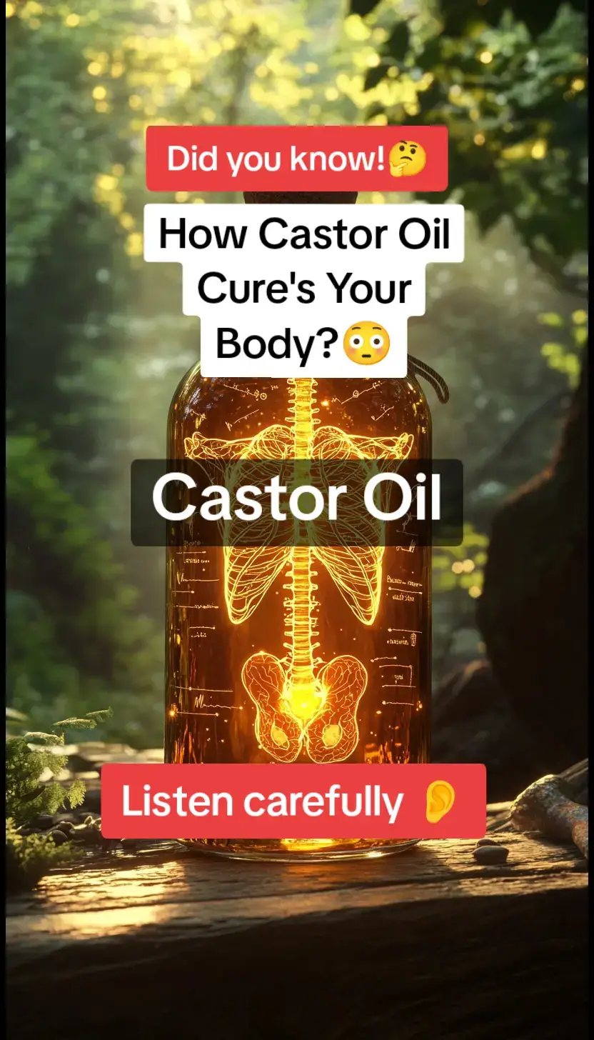 #castoroil #castoroilbenefit #naturalremedies #healthy #healthyliving #naturalhealing #improvebody #improvehealth #bodycareroutine #digestion #eyecare #imunitybooster #arithritis #cysts #fertility #musclecramps #fibroids #bonespurs #muscle #tiktokhealthcare #detoxify #bodycure #DidYouKnow #fyp #foryoupage #wellness 