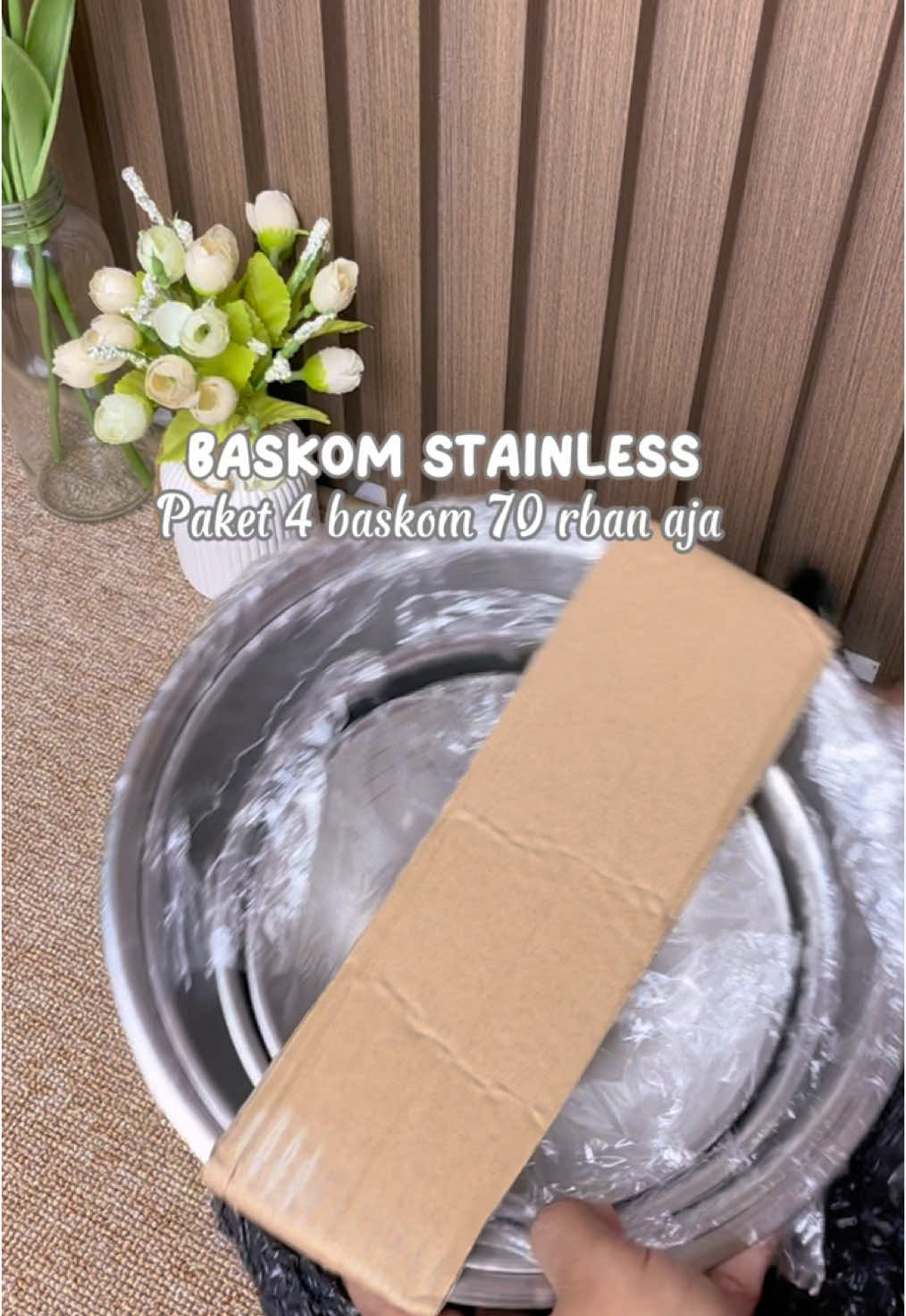 Bahan stainless emang bagus sih , dapet diharga murah ga checkout nyesel  #waskom #waskomstainless #baskom #baskomstainless #baskomstainlesstebal #mangkokstainless #bowl #stainlessbowl #stainlesssteel #perabotandapur #homeliving #fyp #gaknyeselbeliini✅ #fyppppppppppppppppppppppp #murah #murahbanget #spillracuntiktok #fypage 