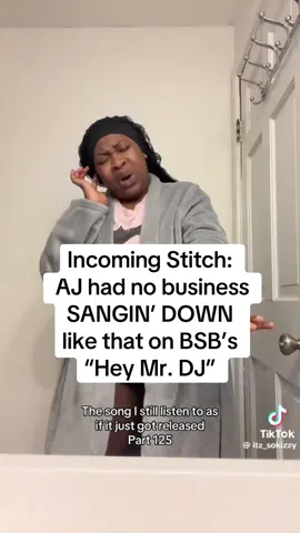 AJ was singing like the rent was DUE at the end of the session! Stitched with @Sokiarra #backstreetboys #bsb #ajmclean #millennialsoftiktok #millennialmusic #90smusic 