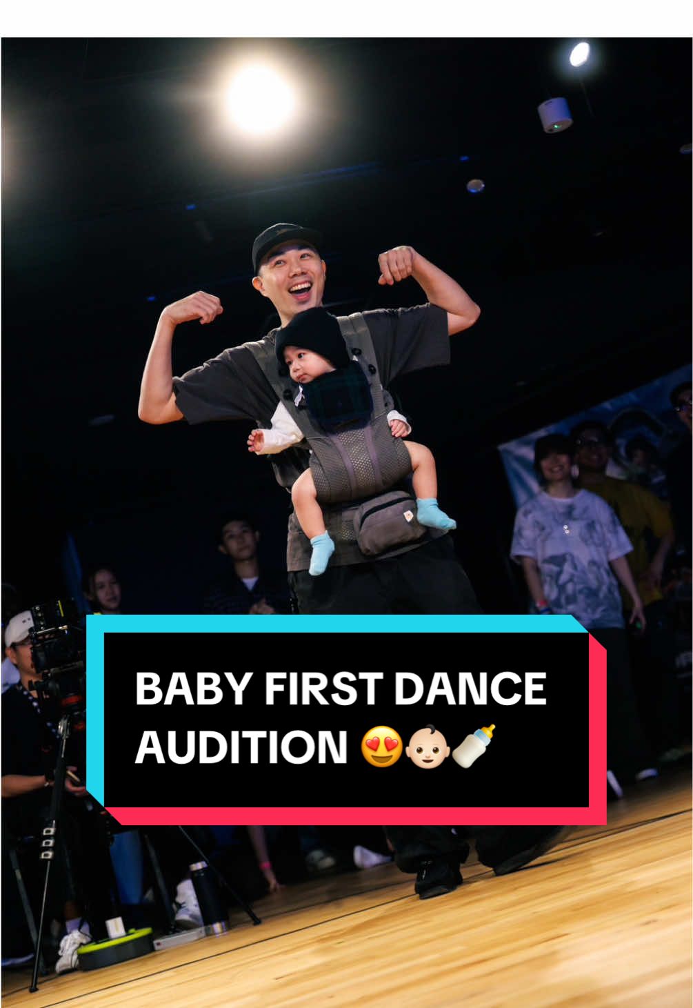 Baby Kayers at his first dance audition with daddy! Mummy is so proud hehe 😍👶🏻❤️ #baby #dance #babydance #dadsoftiktok #babiesoftiktok #dadandson #locking #lockingdance #campbelllocking #streetdance #babylove #cute 