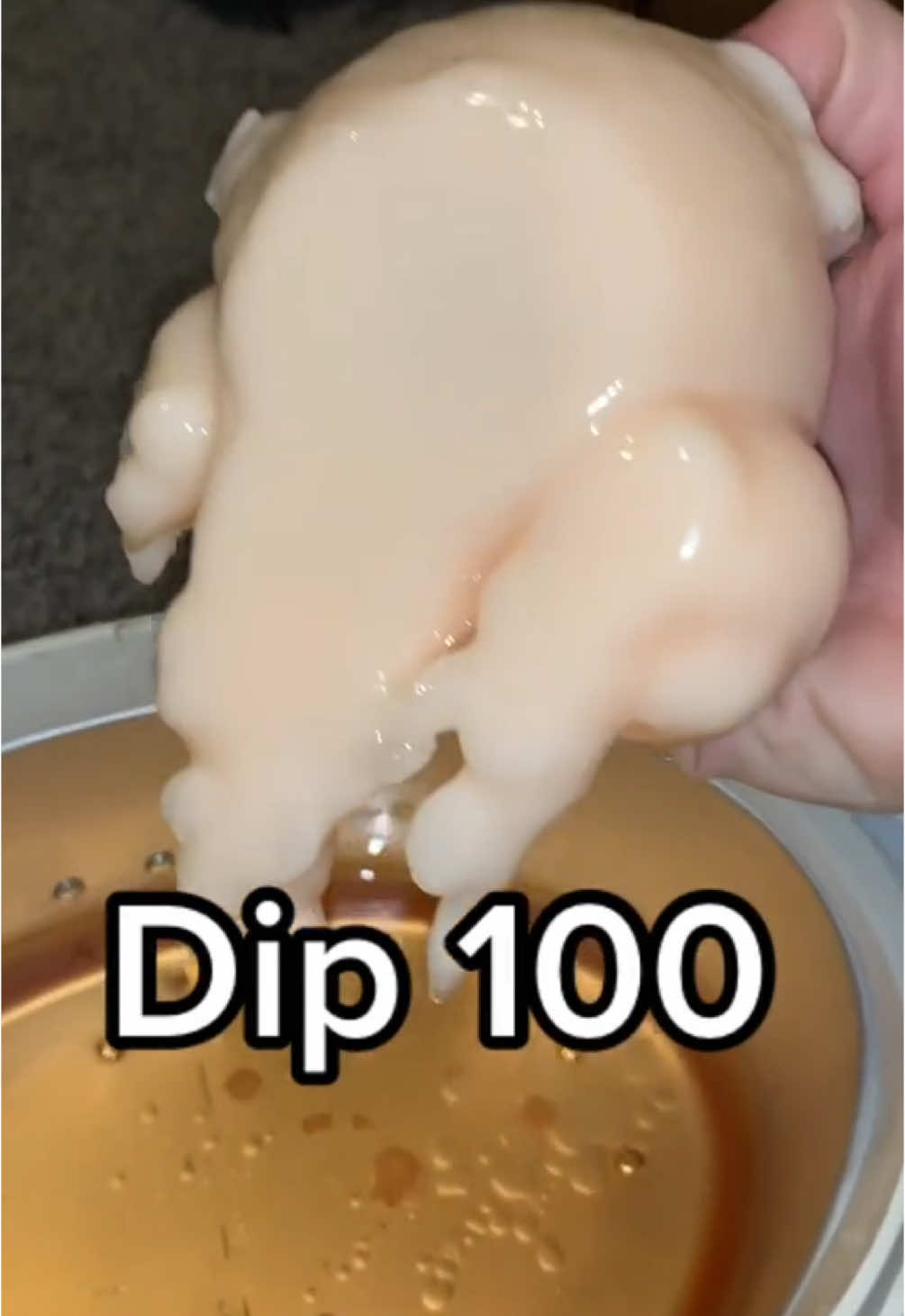 100 wax dip Apple 🍎 #fruit 