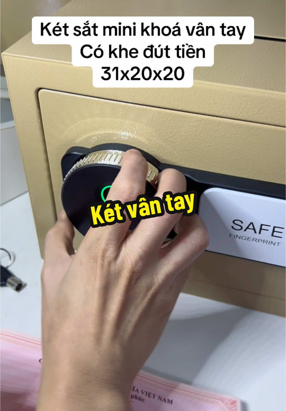 Két sắt mini khoá vân tay #metintinboiboi #caimatkhauketmini #ketmini #ketminitietkiem #ketsatmini #huongdansudungketsatmini #ketminikhoavantay #ketvantay 