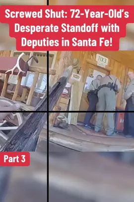 Screwed Shut: 72-Year-Old’s Desperate Standoff with Deputies in Santa Fe! #cops #police #copsusa🚔🇺🇸 #policeofficer #foryou 