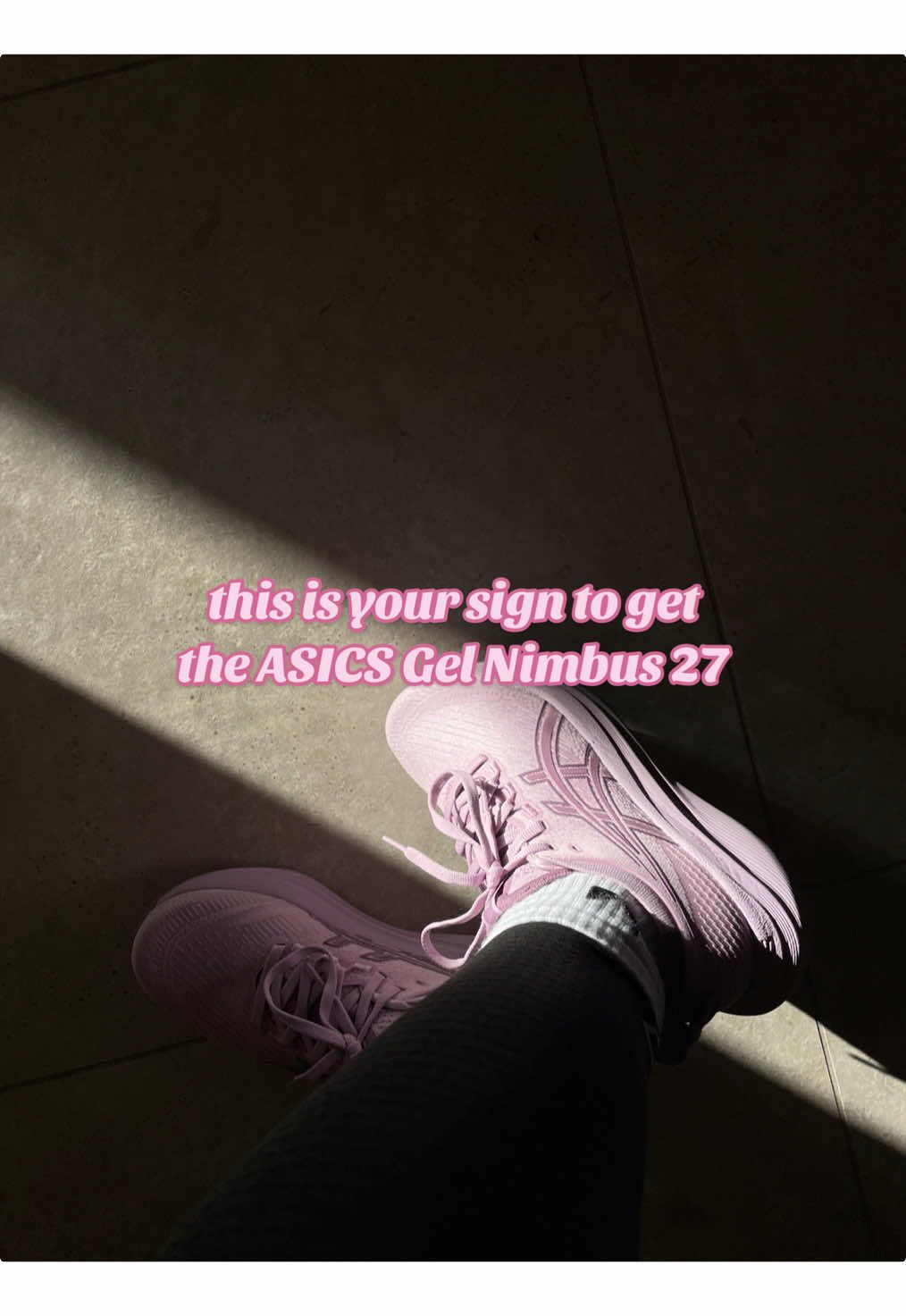 the cutest running shoes for the girls !! 👟👯‍♀️✨🏃🏽‍♀️ asics gel nimbus 27 in colour light ube/dark ube #run #halfmarathon #asics #Running #fyp #halfmarathontraining #raceday #runnergirl #runningvlog #newtrainers #runwithme 